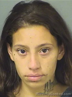 Mugshot of ZUNNY GABRIELA SALINAS booked in Palm Beach County, Florida on May 14, 2026