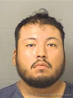 Mugshot of JASON ANTHONY VICENTELOPEZ booked in Palm Beach County, Florida on May 16, 2026