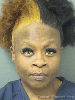 Mugshot of ALYCIA EVETTE BARNES booked in Palm Beach County, Florida on May 16, 2026