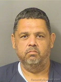 Mugshot of JEHOVA CARABEZ booked in Palm Beach County, Florida on May 16, 2026