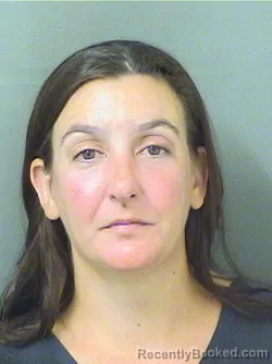 Mugshot of KAYLA MARIE TOPI booked in Palm Beach County, Florida on May 17, 2026