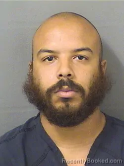 Mugshot of ELVIN MIGUEL RODRIGUEZ booked in Palm Beach County, Florida on May 17, 2026