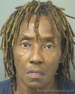Mugshot of JULIA MAE BLAND booked in Palm Beach County, Florida on May 17, 2026