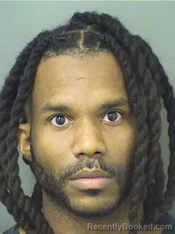 Mugshot of SIMON JALEEL DAVIS booked in Palm Beach County, Florida on May 17, 2026