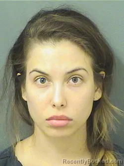 Mugshot of ALEXANDRA MOYER booked in Palm Beach County, Florida on May 18, 2026