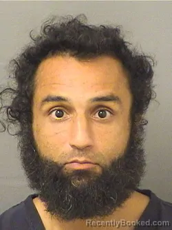 Mugshot of ERFAN RASHIDI booked in Palm Beach County, Florida on May 18, 2026