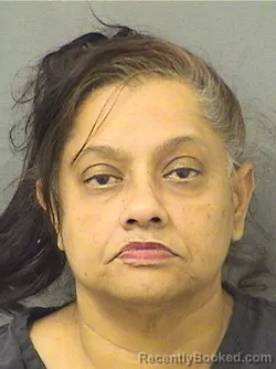 Mugshot of SHERRY RAMJATTANSINGH booked in Palm Beach County, Florida on May 19, 2026