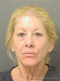 Mugshot of PATRICIA ANN DENICOLO booked in Palm Beach County, Florida on May 19, 2026