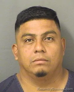 Mugshot of DARVIN HERNANDEZLOPEZ booked in Palm Beach County, Florida on May 19, 2026