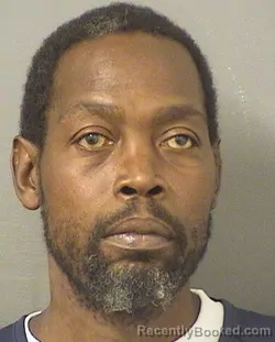 Mugshot of TERENCE SIROME HUNTER booked in Palm Beach County, Florida on May 20, 2026