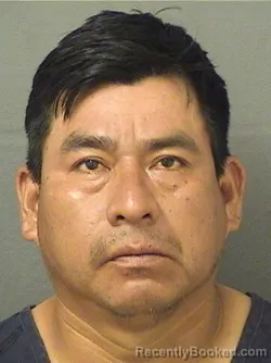 Mugshot of FRANCISCO NUNEZPEREZ booked in Palm Beach County, Florida on May 25, 2026