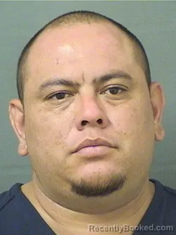 Mugshot of ERICK E SANCHEZHERNANDEZ booked in Palm Beach County, Florida on May 25, 2026