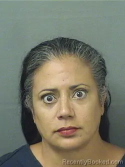 Mugshot of YAHAIRA AMADOR booked in Palm Beach County, Florida on May 28, 2026