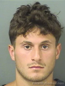 Mugshot of NICHOLAS ANTONIO POULLAS booked in Palm Beach County, Florida on June 6, 2026