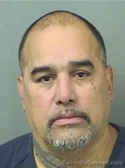 Mugshot of EDGAR SANTIAGO booked in Palm Beach County, Florida on June 6, 2026