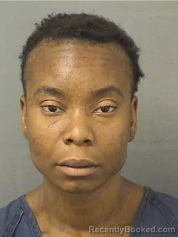 Mugshot of QUANTERRIA CHACOLA DAVIS booked in Palm Beach County, Florida on June 6, 2026