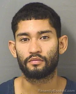 Mugshot of JOSTIN AGUILARFLORES booked in Palm Beach County, Florida on June 6, 2026