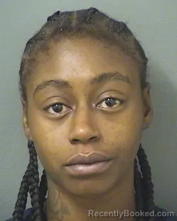 Mugshot of AARIONNA SHANTERRIA HOSLEY booked in Palm Beach County, Florida on June 7, 2026