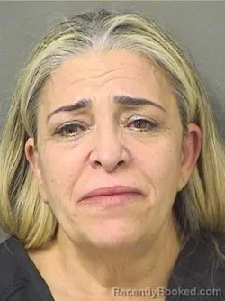 Mugshot of ANA MARIA PONTE booked in Palm Beach County, Florida on June 7, 2026