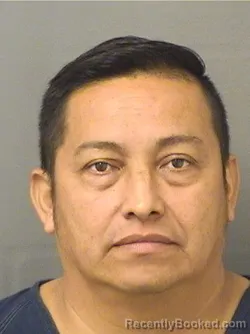 Mugshot of NERY ROCAEL DIAZLOPEZ booked in Palm Beach County, Florida on June 7, 2026