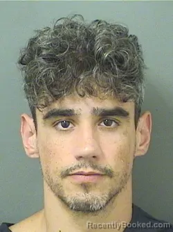 Mugshot of AARON MICHAEL HALL booked in Palm Beach County, Florida on June 7, 2026