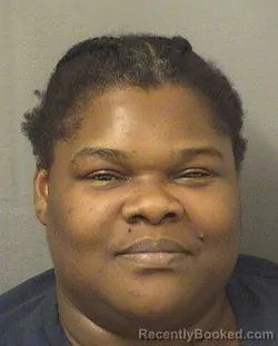Mugshot of ALPORCHEA LASHEA MOODY booked in Palm Beach County, Florida on June 8, 2026