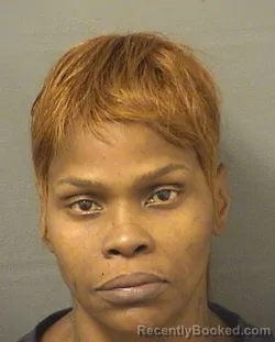 Mugshot of TAMILIA DESHAWN WASHINGTON booked in Palm Beach County, Florida on June 8, 2026