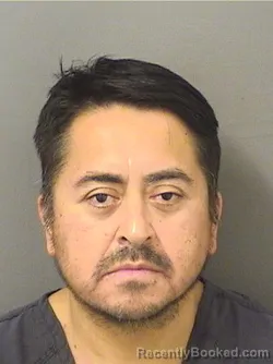 Mugshot of CESAR WILFREDO SANCHEZ booked in Palm Beach County, Florida on June 9, 2026