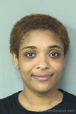 Mugshot of AUBRIANNA GEORGOUSLAJADE GIVANS booked in Palm Beach County, Florida on June 9, 2026