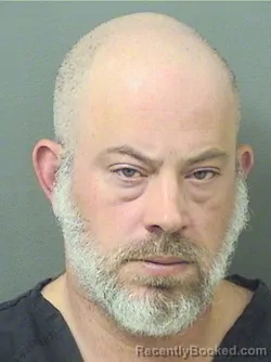 Mugshot of DUSTIN WILLIAM HACKING booked in Palm Beach County, Florida on June 9, 2026