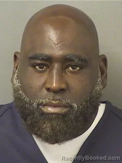 Mugshot of JOE LAWRENCE Jr ADAMS booked in Palm Beach County, Florida on June 10, 2026