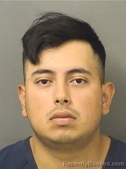 Mugshot of JENNER ARTURO MORALESGALVEZ booked in Palm Beach County, Florida on June 10, 2026
