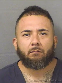 Mugshot of IVAN FLORES booked in Palm Beach County, Florida on June 10, 2026