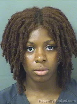 Mugshot of SERRINA GINIE ALBERT booked in Palm Beach County, Florida on June 11, 2026