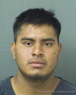 Mugshot of DANILO ESTUARDO MENDEZMORALES booked in Palm Beach County, Florida on June 13, 2026
