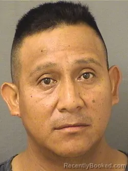 Mugshot of JUAN SERGIO GASPERCARDONA booked in Palm Beach County, Florida on June 13, 2026