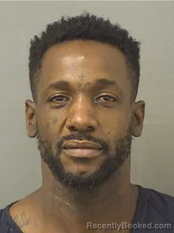 Mugshot of WILLIAM RASHOD HUTCHINS booked in Palm Beach County, Florida on June 13, 2026