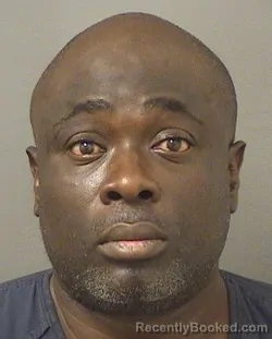 Mugshot of MOBOLAGI AGBEDAVIES booked in Palm Beach County, Florida on June 13, 2026