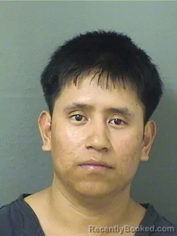 Mugshot of LISBER CHAJMORALES booked in Palm Beach County, Florida on June 14, 2026