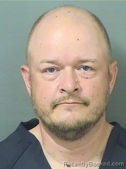 Mugshot of AARON WORMUS booked in Palm Beach County, Florida on June 14, 2026
