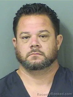 Mugshot of THOMAS EDWARD CEPEDA booked in Palm Beach County, Florida on June 14, 2026