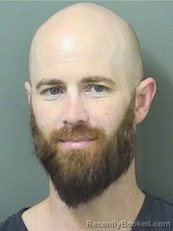 Mugshot of JOHN AUSTIN KINLEY booked in Palm Beach County, Florida on June 14, 2026