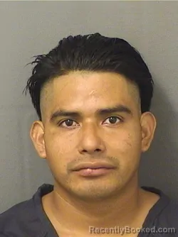 Mugshot of ISRAEL VASQUEZRUIZ booked in Palm Beach County, Florida on June 14, 2026