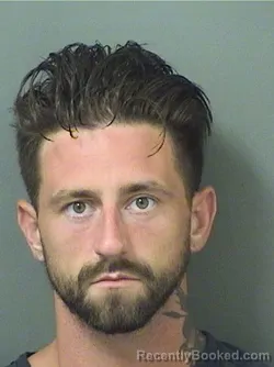 Mugshot of ZACHARY RYAN PHILBECK booked in Palm Beach County, Florida on June 17, 2026