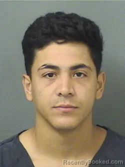Mugshot of JUAN DANIEL CAMPOSGOMEZ booked in Palm Beach County, Florida on June 17, 2026