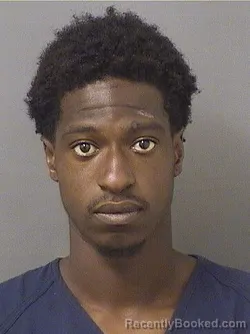 Mugshot of JAVIAN HINSON booked in Palm Beach County, Florida on June 18, 2026
