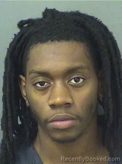 Mugshot of KAHRON JAMAR PARSON booked in Palm Beach County, Florida on June 20, 2026