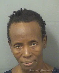 Mugshot of SHIRLEY J MATHIBELI booked in Palm Beach County, Florida on June 20, 2026