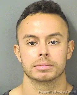 Mugshot of JULIAN ANDREW AGUDELO booked in Palm Beach County, Florida on June 20, 2026