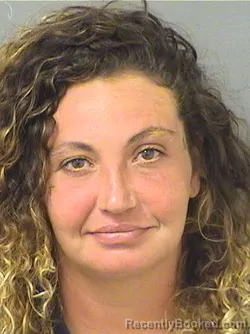 Mugshot of ASHLEY DAWN SUMRALL booked in Palm Beach County, Florida on June 20, 2026